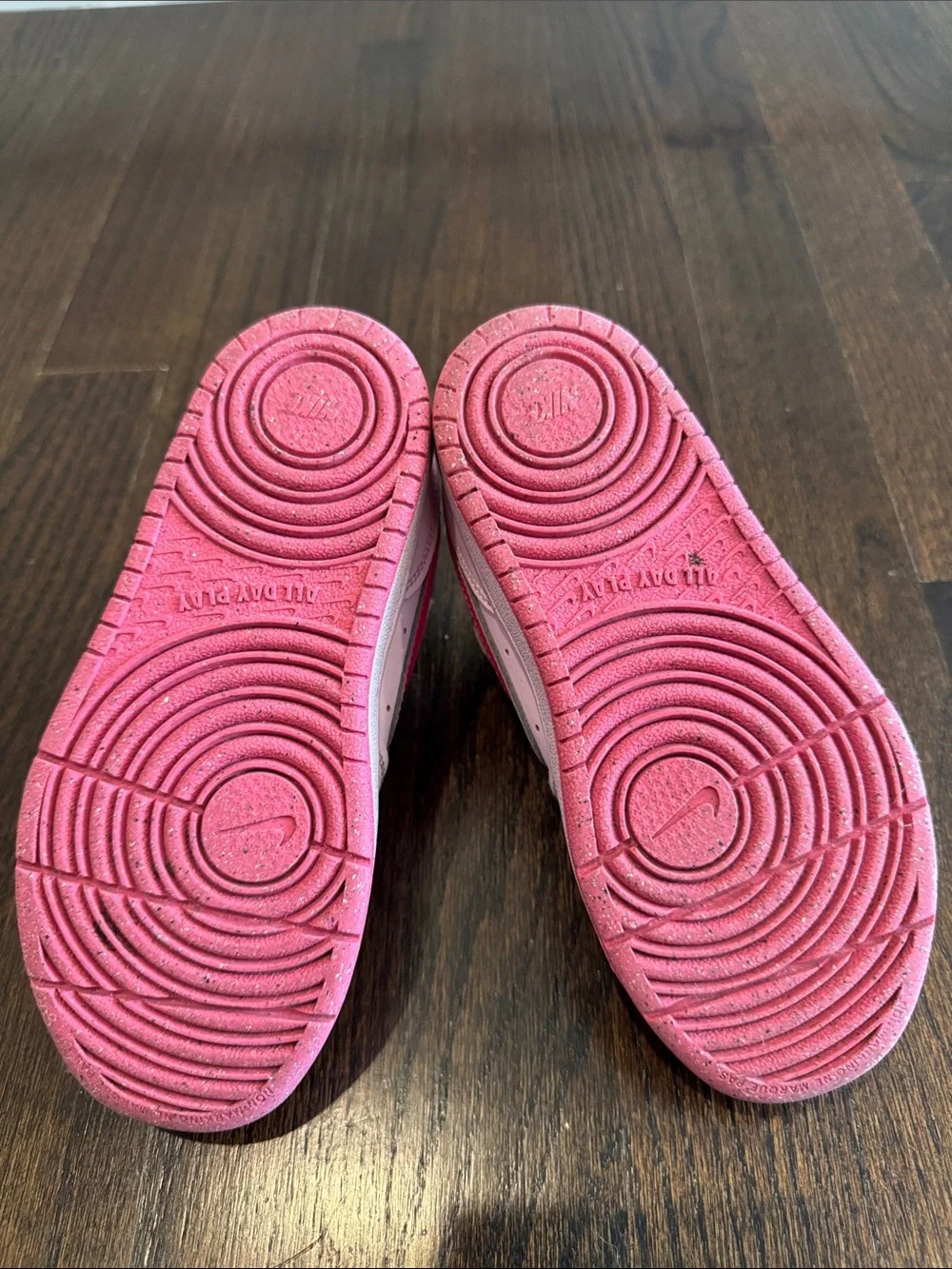 Nike Court Borough Low Recraft Sneakers Pink Neon Girls Size 11.5C Toddler